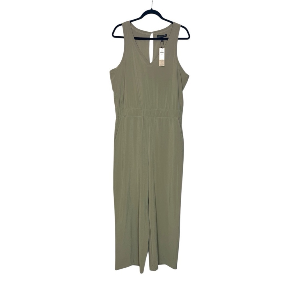 Banana Republic V-Neck Jumpsuit; Large Tall